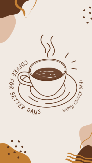 Coffee for Better Days Instagram story Image Preview