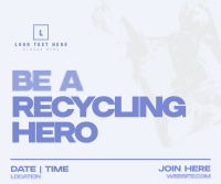Trendy Recycling Drive Facebook Post Preview