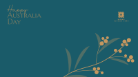 Golden Wattle  for Aussie Day Zoom Background Image Preview