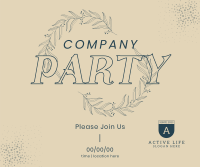 Company Party Facebook post Image Preview