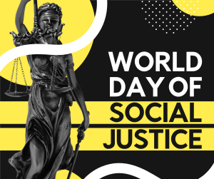 Social Justice World Day Facebook post Image Preview