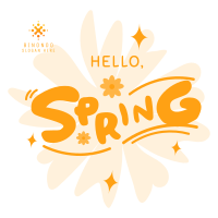 Playful Hello Spring Linkedin Post Image Preview