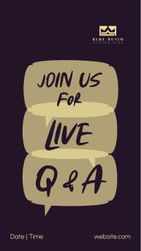 Question & Answer Live Instagram Reel Image Preview