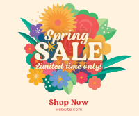 Spring Sale bouquet Facebook post Image Preview