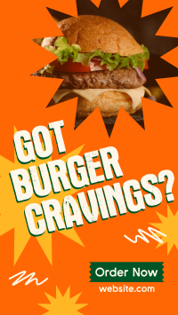 Burger Cravings YouTube Short Design