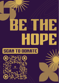 Modern Agnostic Donation Poster Design