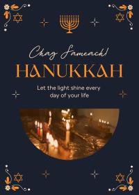 Hanukkah Celebration Poster Design