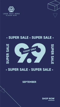 Super Sale 9.9 Instagram Story Design