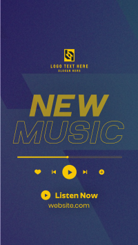 Bright New Music Announcement Facebook Story Design