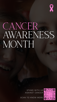 Cancer Awareness Month TikTok Video Design