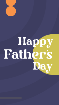 Simple Father's Day Facebook Story Design