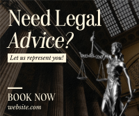 Legal Advice Facebook Post Design