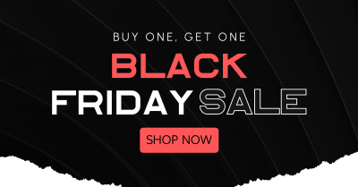 Black Friday Paper Cut Facebook ad Image Preview