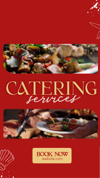 Savory Catering Services YouTube Short Design