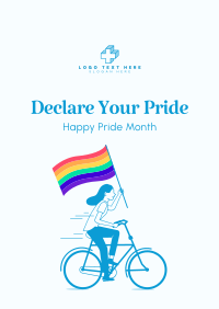 Declare Your Pride Poster Design