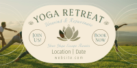 Yoga Retreat Day Twitter post Image Preview