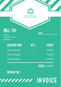 Barber Invoice Design