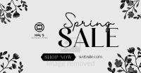 Spring Sale Flowers Facebook ad Image Preview