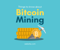 Bitcoin Mining Facebook Post Design