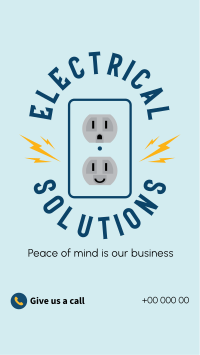 Electrical Solutions Facebook Story Design