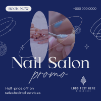 Elegant Nail Salon Services Linkedin Post Image Preview