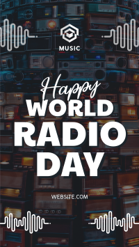 Celebrate World Radio Day Instagram story Image Preview