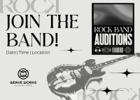 Modern Rock Auditions Postcard Image Preview