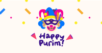 Purim Day Facebook Ad Design