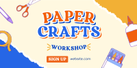 Kids Paper Crafts Twitter Post Image Preview