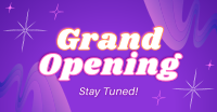 Grand Opening Y2K Facebook Ad Design