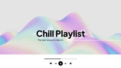 Chill Playlist Aura YouTube Banner Image Preview