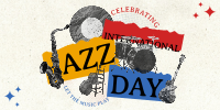 Retro Jazz Day Twitter post Image Preview
