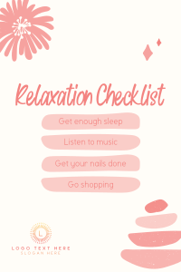 Keep Calm & Relax Pinterest Pin Image Preview