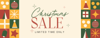 Christmas Holiday Shopping  Sale Facebook Cover Design