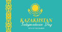 Ornamental Kazakhstan Day Facebook Ad Design