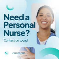 Hiring Personal Nurse Linkedin Post Image Preview