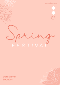 Spring Festival Flyer Design