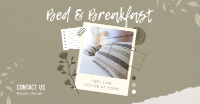 Homey Bed and Breakfast Facebook ad Image Preview