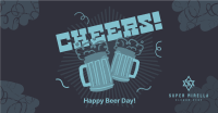 Cheery Beer Day Facebook Ad Design
