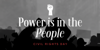 Strong Civil Rights Day Quote Twitter post Image Preview