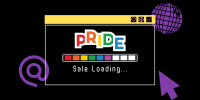 Pride Sale Loading Twitter Post Design