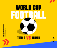 World Cup Next Match Facebook Post Design