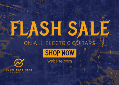 Guitar Flash Sale Postcard Image Preview