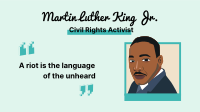 Martin Luther King Quote  Facebook Event Cover Design
