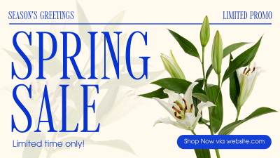 Spring Season Promo Facebook event cover Image Preview