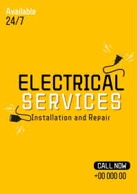 Electrical Service Flyer Design