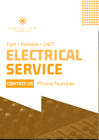 Handyman Electrical Service Flyer Design