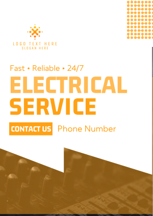 Handyman Electrical Service Flyer Image Preview