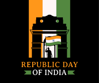 Republic Day of India Facebook Post Design