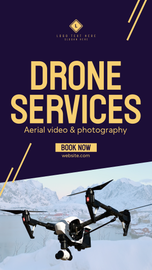 Professional Drone Service Facebook story Image Preview